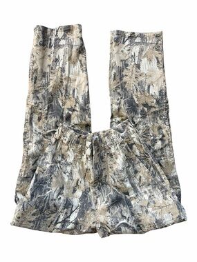 Bluenotes Camo Cargo Pants Woodland Camouflage Utility Straight Leg Gorpcore